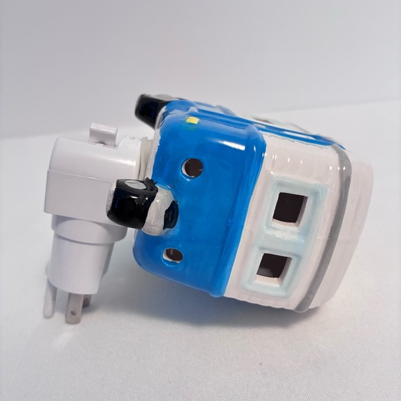 Retro Camper Ceramic Night Light Blue New - Picture 7 of 12